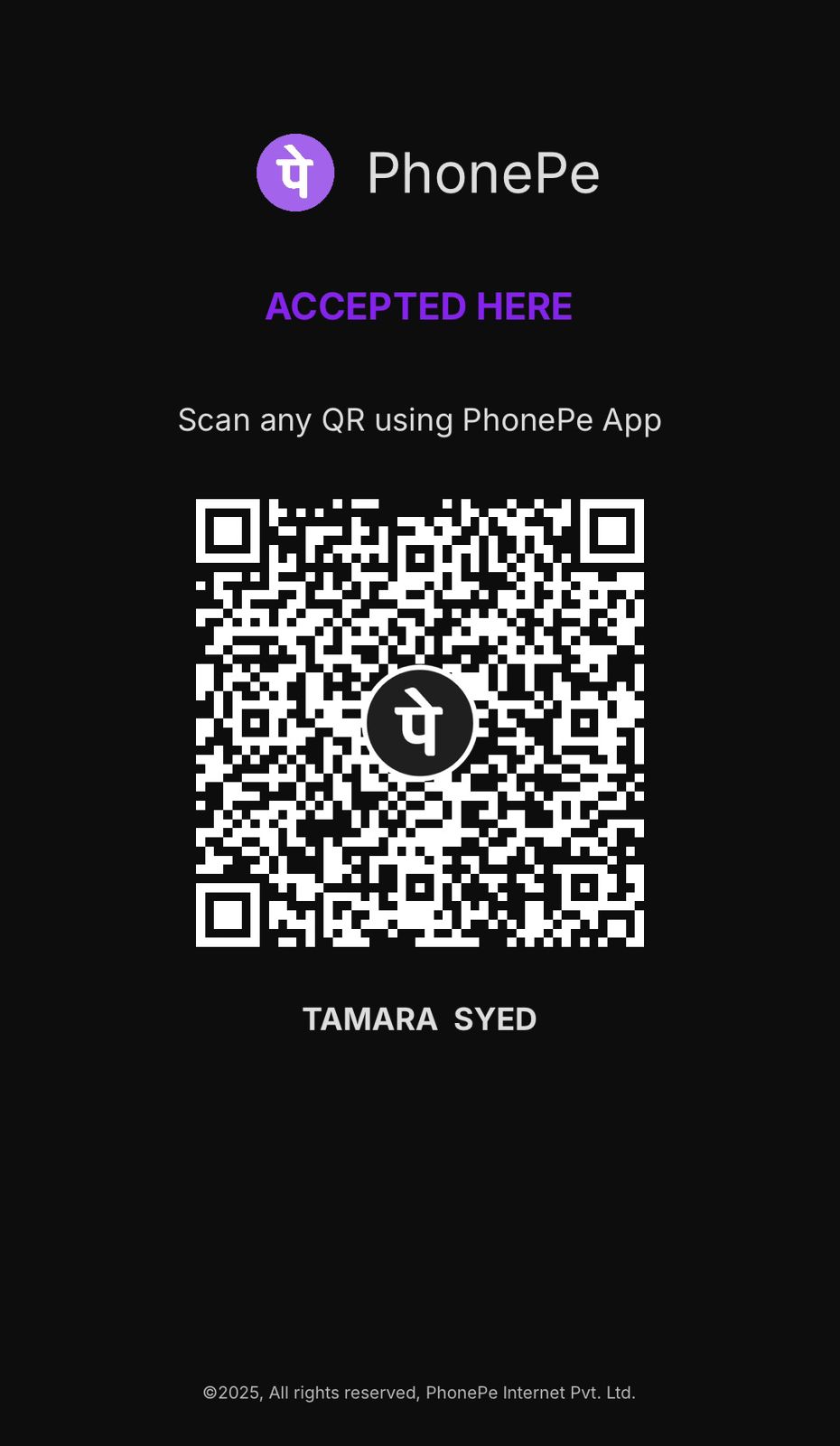 Payment QR Code