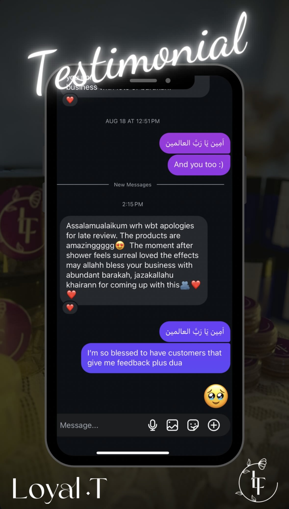 Customer Testimonial