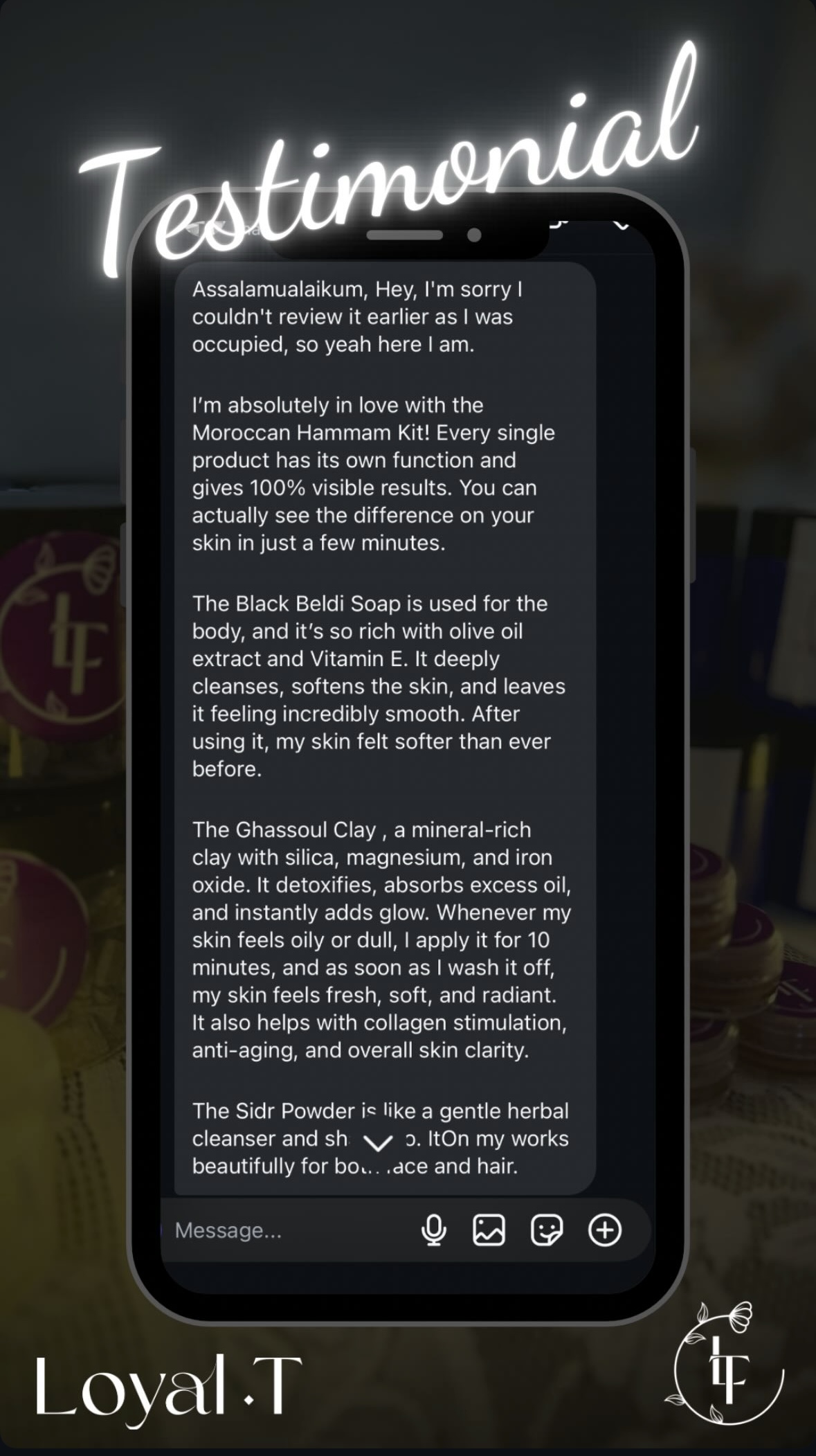 Customer Testimonial