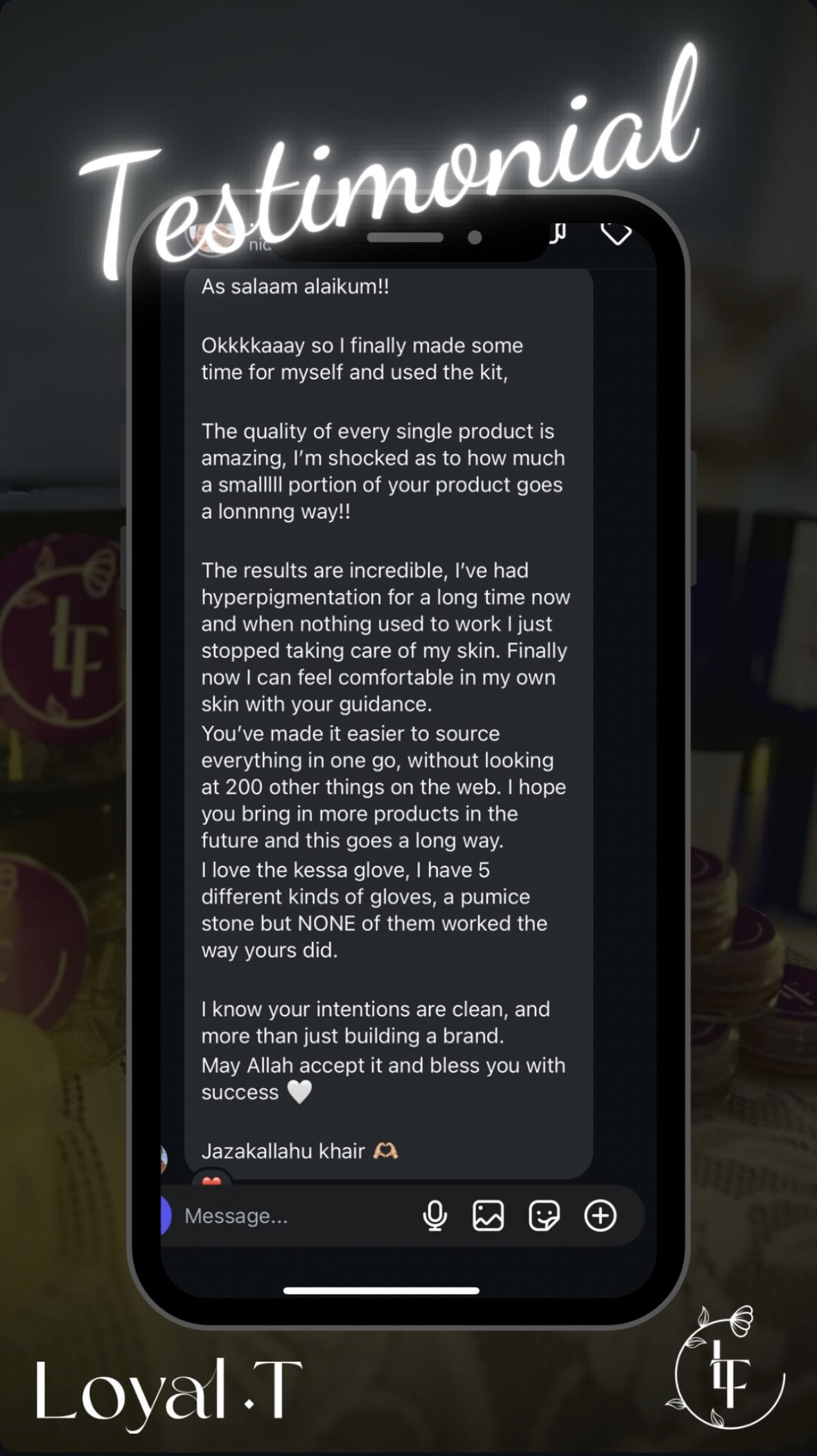 Customer Testimonial