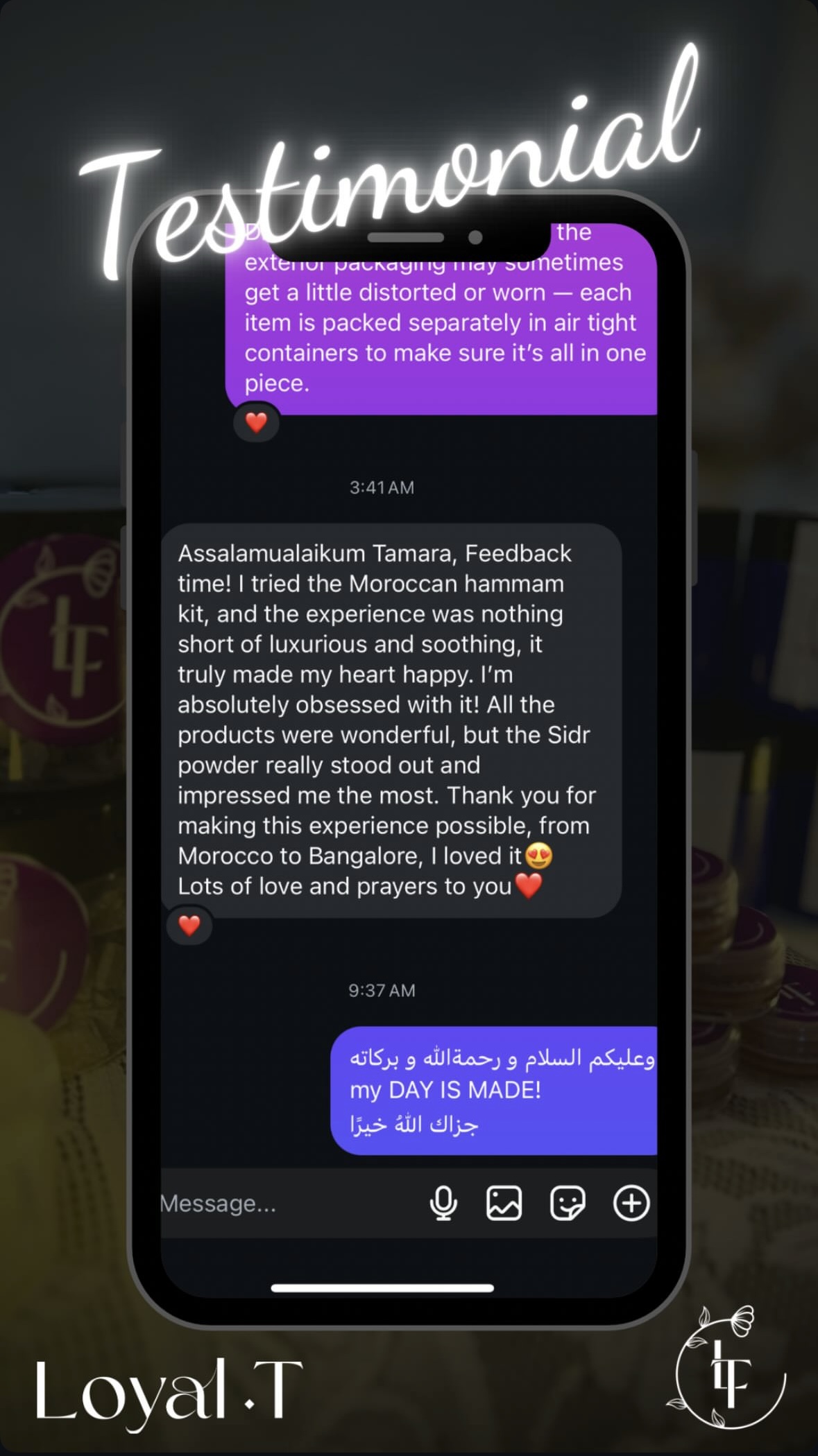 Customer Testimonial