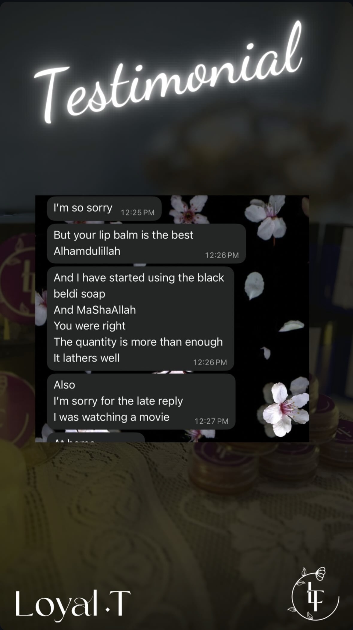 Customer Testimonial