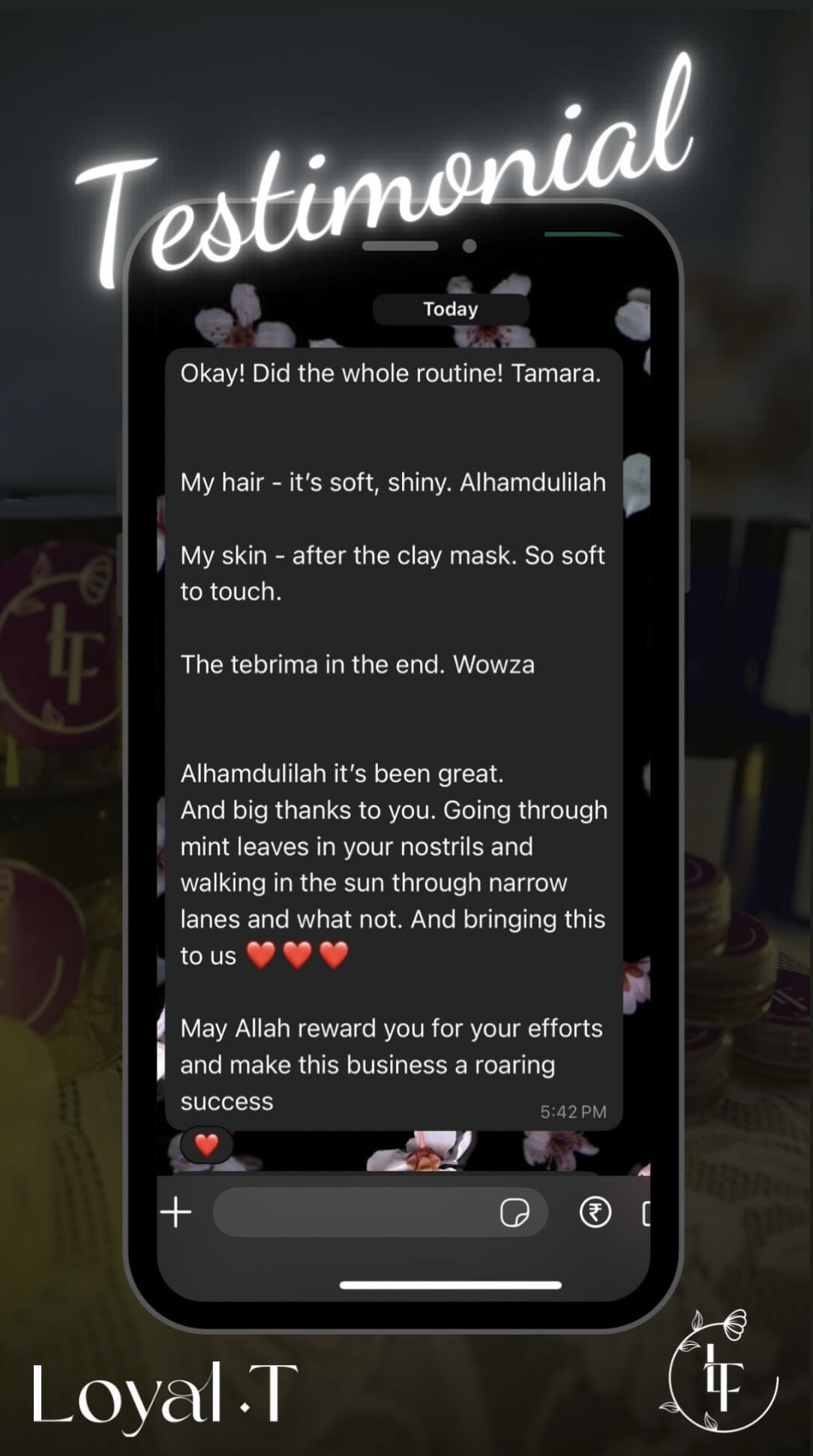 Customer Testimonial