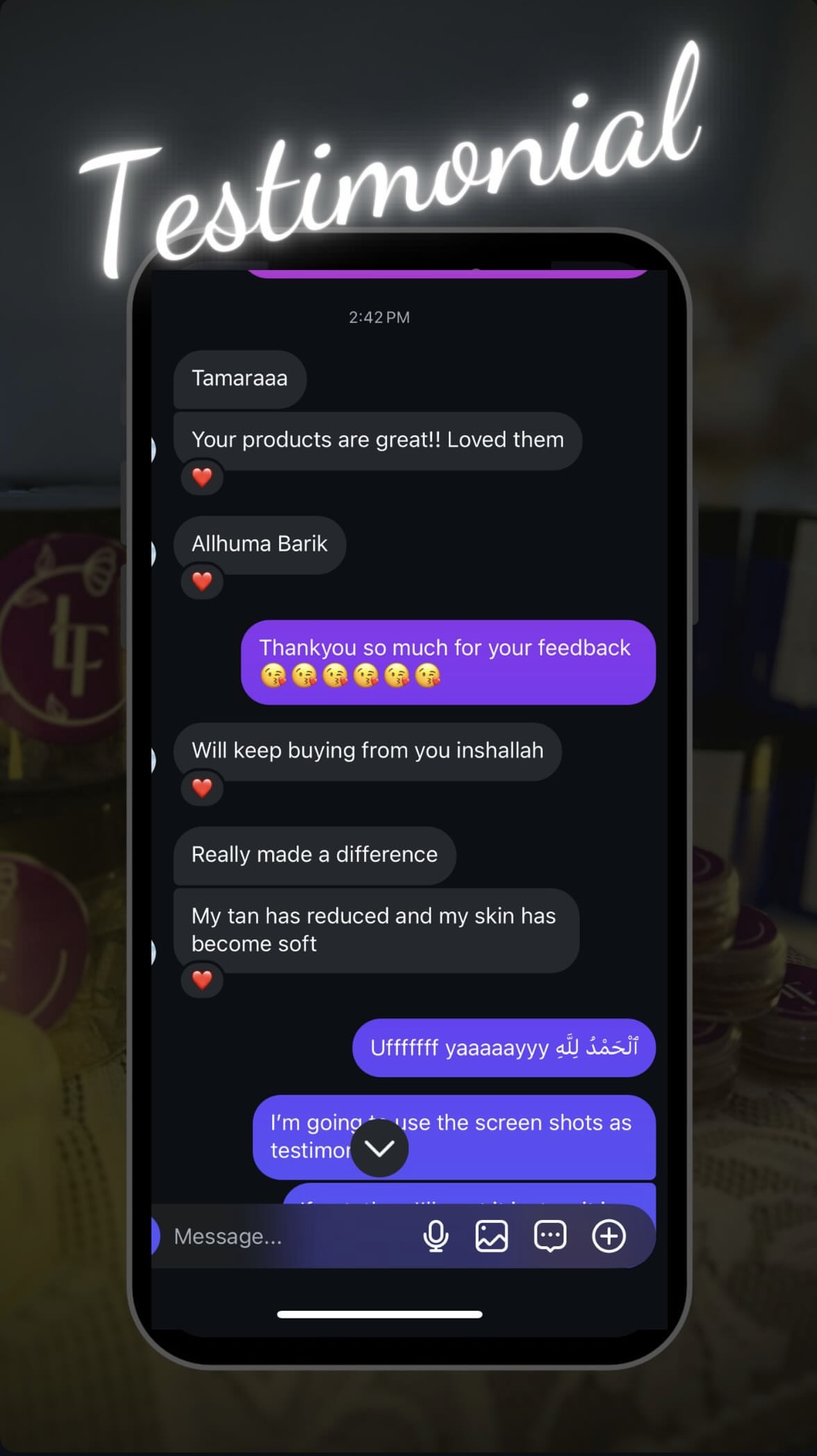 Customer Testimonial